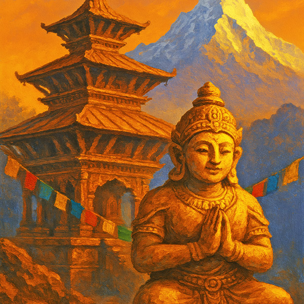 Mantra KI Illustration Buddha